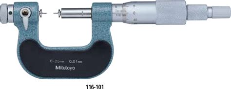 Mitutoyo Series 116 Interchangeable Anvil Type Universal Micrometer