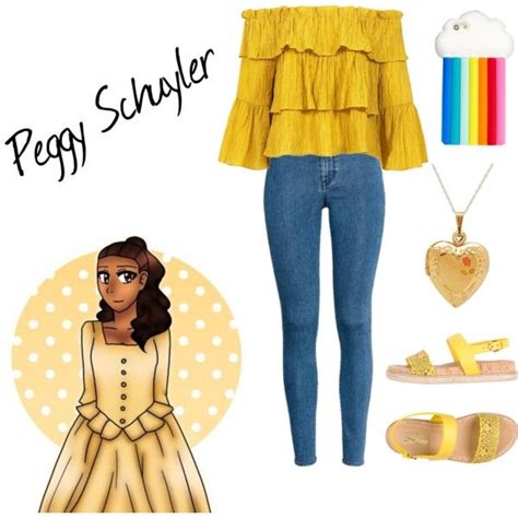 Modern Day Peggy Schuyler By Thescarletflames On Polyvore Featuring Sans Souci Salvatore