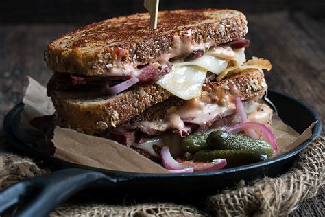 Grilled Reuben Sandwich - Seasons and Suppers