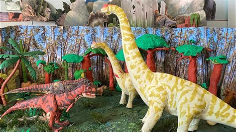 Carnotaurus Vs Brachiosaurus Jurassic World Claymation Youtube