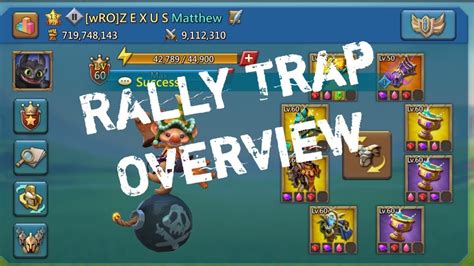 Lords Mobile Rally Trap Overview Youtube