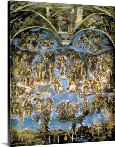 The Last Judgement Sistine Chapel Great Big Canvas