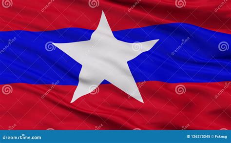 Myanmar Army Flag Closeup View Editorial Image Illustration Of