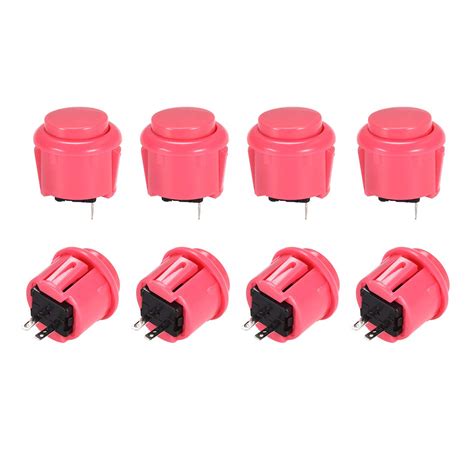 Uxcell 23mm Mounting Hole Momentary Game Push Button Switch Round For