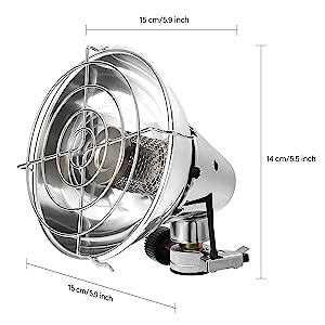 Bilbear Chauffage De Gaz Portable Mini Chauffeur De Camping Tente