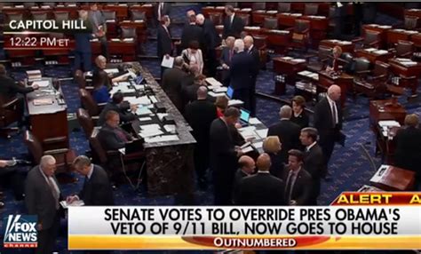 Senate Votes To Override Obama Veto Of 9 11 Families Bill