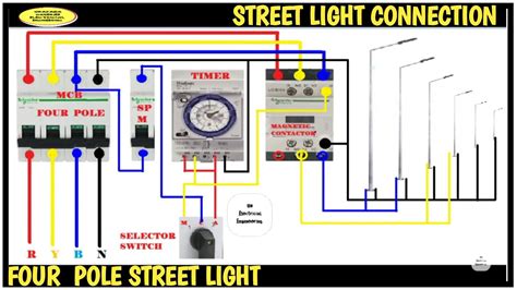 Street Light Wiring Street Light Timer Connection Three Phase