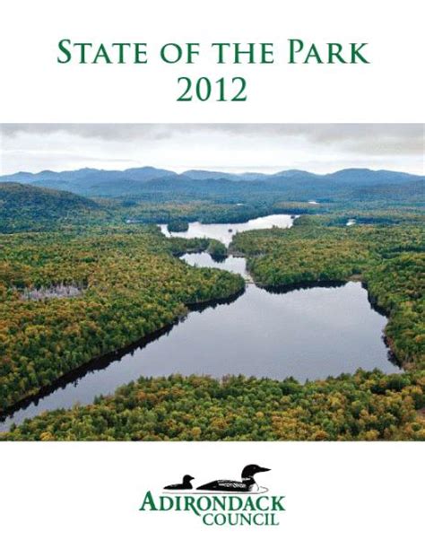 Report: 2012 State of the Adirondack Park - - The Adirondack Almanack