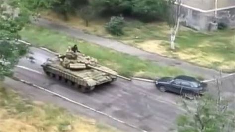 Russia And Ukraines Mystery Tanks Bbc News