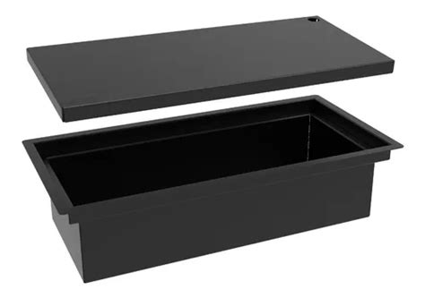 Calha Mida Inox Pintado Preto Cm Tampa Frete Gr Tis