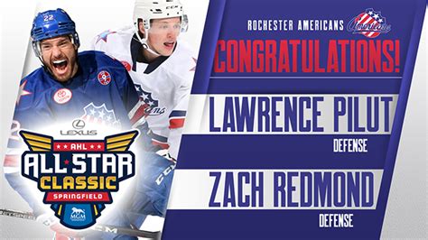 Redmond And Pilut Named To 2019 Ahl All Star Roster Lga 585