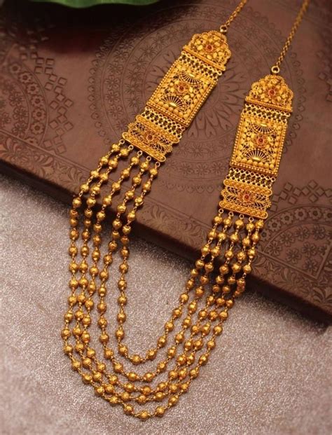 ranihaar gold indian jewelry gold raani haar designs ranihar design