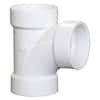 Nibco In Pvc Dwv All Hub Sanitary Tee Fitting C Hd The Home Depot