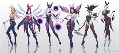 Rule 34 6girls Akali Battle Bunny Irelia Big Breasts Bunnysuit