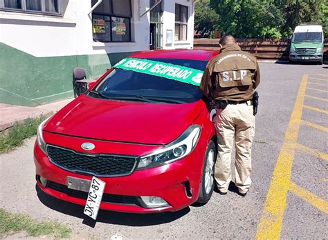 Andes On Line Sip De Carabineros Detuvo A Conductor Que Transitaba En