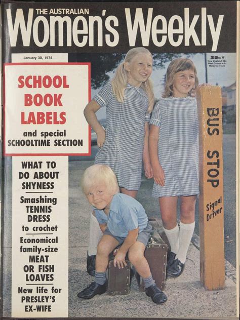 Issue 30 Jan 1974 The Australian Womens Wee Australian Australian Vintage Growing Up