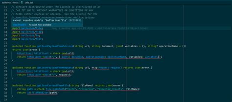 VSCode Plugin Shows Cannot Resolve Module Error For Standard Library