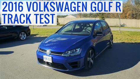 Vw Golf R Track Test Youtube