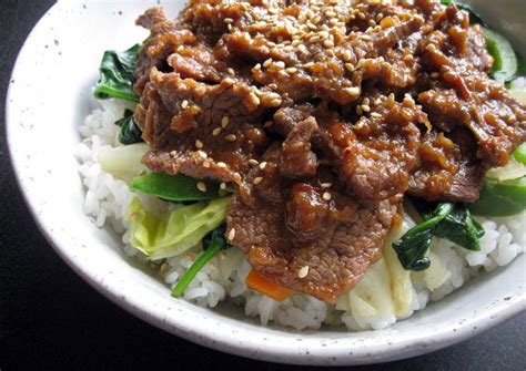 Jingisukan Lamb Rice Bowl Recipe By Hiroko Liston Cookpad