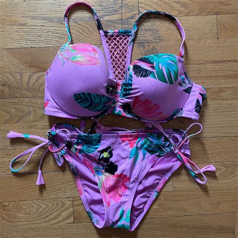 Shade And Shore Cute Floral Pink Bikini Gem