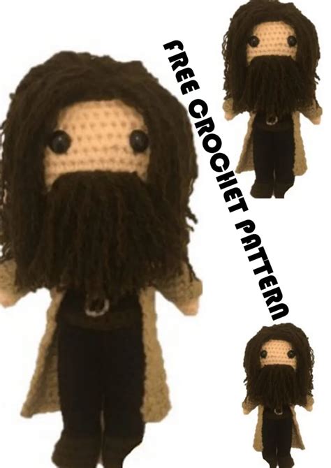 Amigurumi Rubeus Hagrid Doll Free Crochet Pattern Amigurumi Sdbes