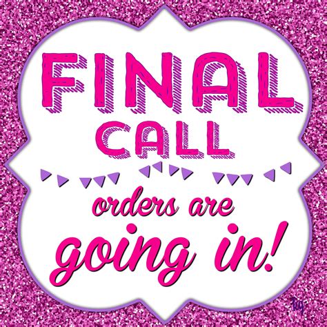 Final Call Orders Are Going In Facebook Party Graphic Tupperware