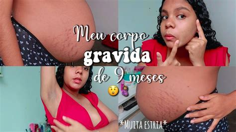 TUOR PELO MEU CORPO GRÁVIDA DE 9 MESES YouTube