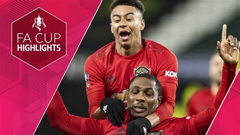 Fa Cup Highlights Derby County Manchester United Bbc Sport