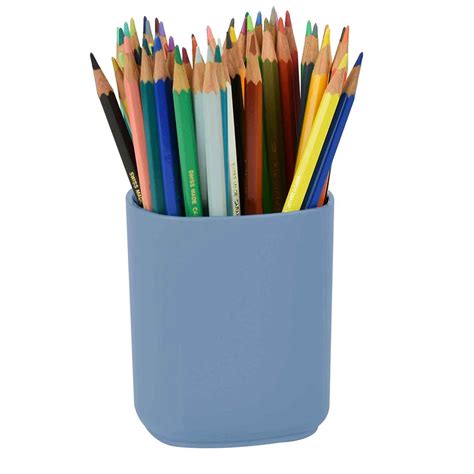 Acrimet Jumbo Pencil Holder Cup Solid Blue