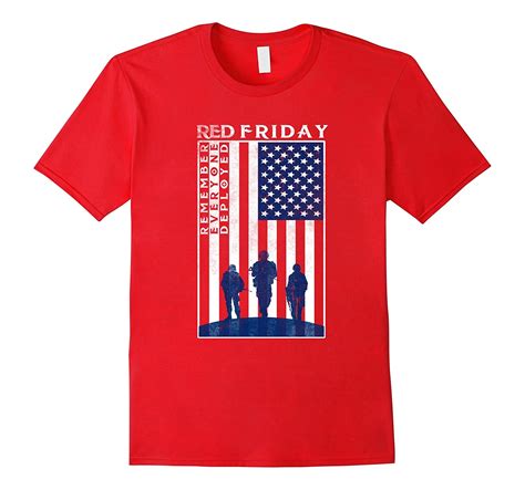 Remember Everyone Veteran Deployed Red Friday Us Army Tee Vaci Vaciuk