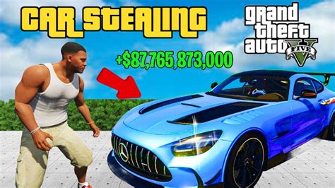 GTA 5 Franklin Stealing MOST EXPENSIVE SUPER CAR In GTA 5 SHINCHAN