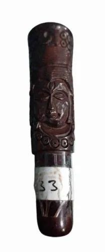 Brown Wooden Shiva Smoking Chillum at Rs 48/piece in Varanasi | ID ...