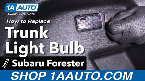 How To Replace Trunk Light Bulb Subaru Forester Youtube