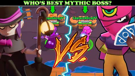 Mortis Vs Tara In Big Game Who S Best Mythic Boss Brawl Stars Boss Battle Youtube