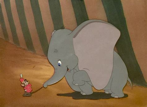 Animation Collection Original Production Animation Cel Of Dumbo And