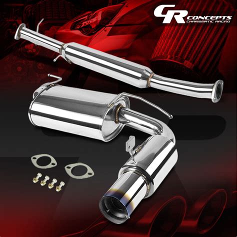 Muffler Burnt Tip Catback Exhaust System For Mazda Miata Mx