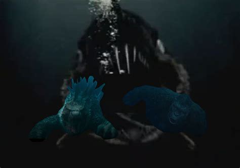 Godzilla Kong Swim For Your Life By Mnstrfrc On Deviantart