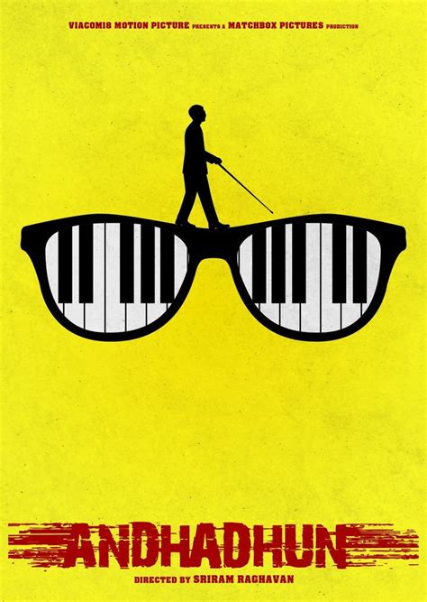 Andhadhun Minimalist Poster Movie Posters Minimalist Guess The Movie