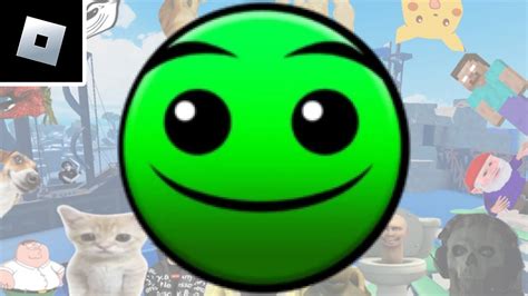 Roblox Find The Memes How To Get Geometry Dash Face Badge Youtube