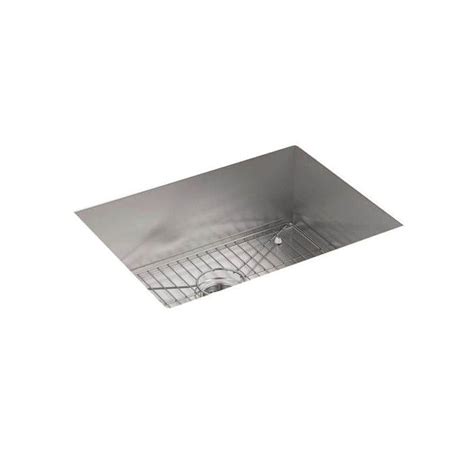 Kohler Vault Drop In Undermount Stainless Steel In Hole Single