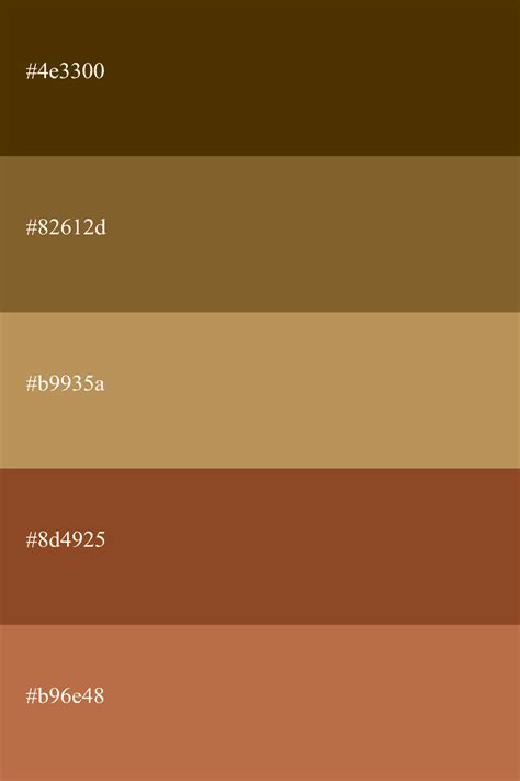 Ochre Color Palette Codes Combinations