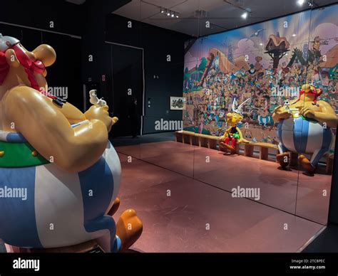 Figuras del cómic Astérix y Obelix La exposición Comic Dreams and