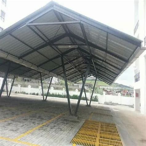 Stainless Steel Prefabricated Car Parking Shed At Rs Kilogram In Pune