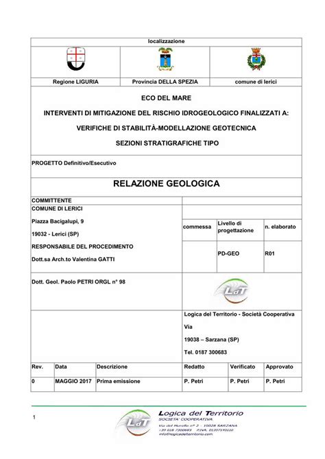 Pdf Relazione Geologica Lerici Dokumen Tips