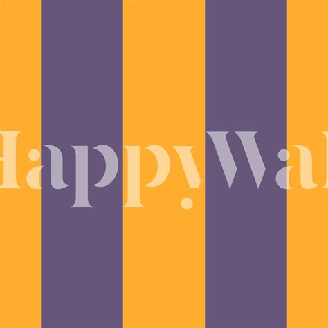 Purple Orange Stripes Wallpaper | Happywall