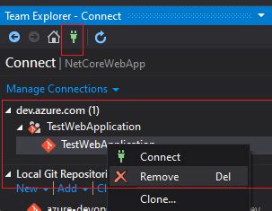 Visual Studio 2019 Remove An Azure Devops Connection Hot Sex Picture