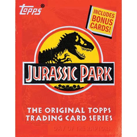 Jurassic Park The Original Topps Trading Card Series Ab April 2022