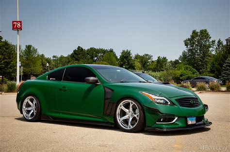 Green Infiniti G Coupe At North Suburbs Cars Coffee Benlevy