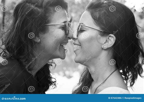 Lesbian Couple Together Outdoors Concept Stock Photo Image Of Leisure