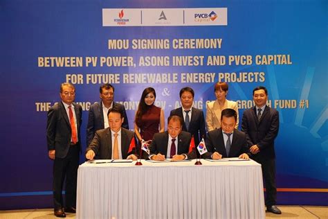 Pv Power Inks Mou With Asong Invest And Pvcb Capital